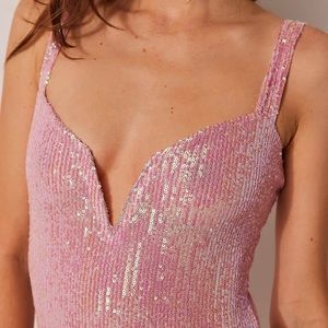 Free People Sparks Fly Corset Bodysuit S